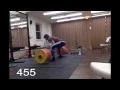 David Laid 16 Year Old 455lb Deadlift 185lb