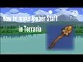 How to craft Amber Staff in Terraria