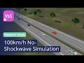 No-Shockwave Simulation PTV Vissim Product Demo