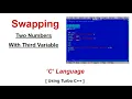 Program For Swapping Two Numbers With Third Variable C Language