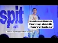 instructions for a funeral - harry baker poem