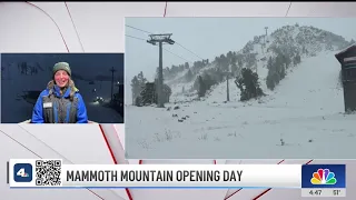 It s opening day at Mammoth Mountain