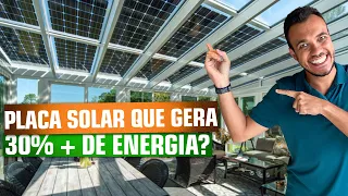 😮PAINEL SOLAR fotovoltaico BIFACIAL funciona até no telhado?