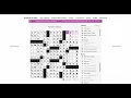 Solving the WaPo Crossword in 4 15 New Thursday PR