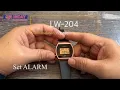 Lagu Casio LW-204 HOW TO USE THE ALARM