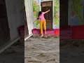 Download Lagu Hana used cardboard to jump over flood water 😜 #shorts by Hana