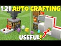 Minecraft 1 21 Easy Auto Crafting Tutorial 11 Designs Universal Auto Crafting Bedrock Java