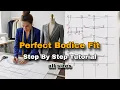 The Secret to a Perfect Fit Bodice Basic Block Pattern Drafting Part 2