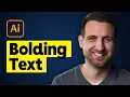 How to Bold Text in Illustrator