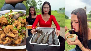 Cooking braised fish with vegetable yummy recipe