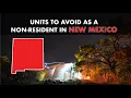 Units You SHOULD NOT Apply For In The NM Non-Resident Draw MASTER THE DRAW