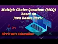 MCQ s on Core Java Part 1 Basics of Java