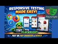 Playwright Tutorial for Beginners 2026 Cross Browser Mobile Responsive Testing