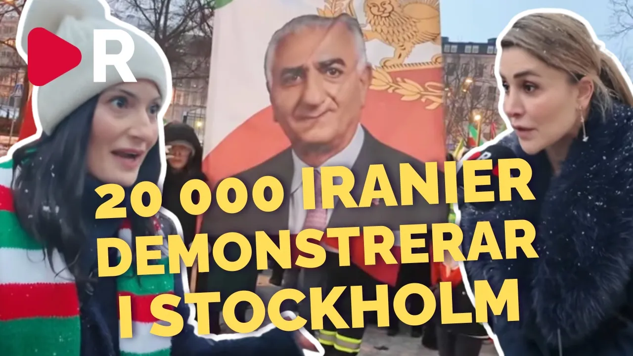 "står Emot Islamismen" – Iransk Jättedemonstration
