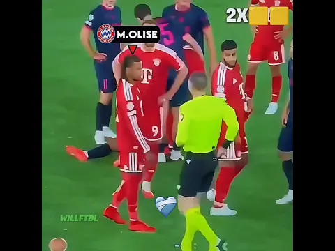 Olise red card 🟥🫪 #football #funny #humor #viral #edit #ronaldo #messi #futbol