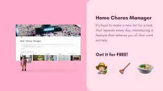Introducing Home Chores Manager