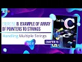 Let us C Solutions C Programming Example of Array of Pointers to Strings