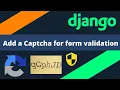 Add a Captcha for form validation in Django