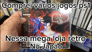 Vários jogos de PlayStation 1 ,nessa caçada gamer na mega loja de usados retro