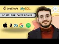 Leet Code 577 Employee Bonus SQL SQL Interview Question