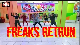 freaks retrun remix zumba dance workout ksk studio choreo officialmeyker