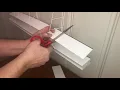 Shorten 2 faux wood Cordless Venetian Blinds in Six Easy Steps How to