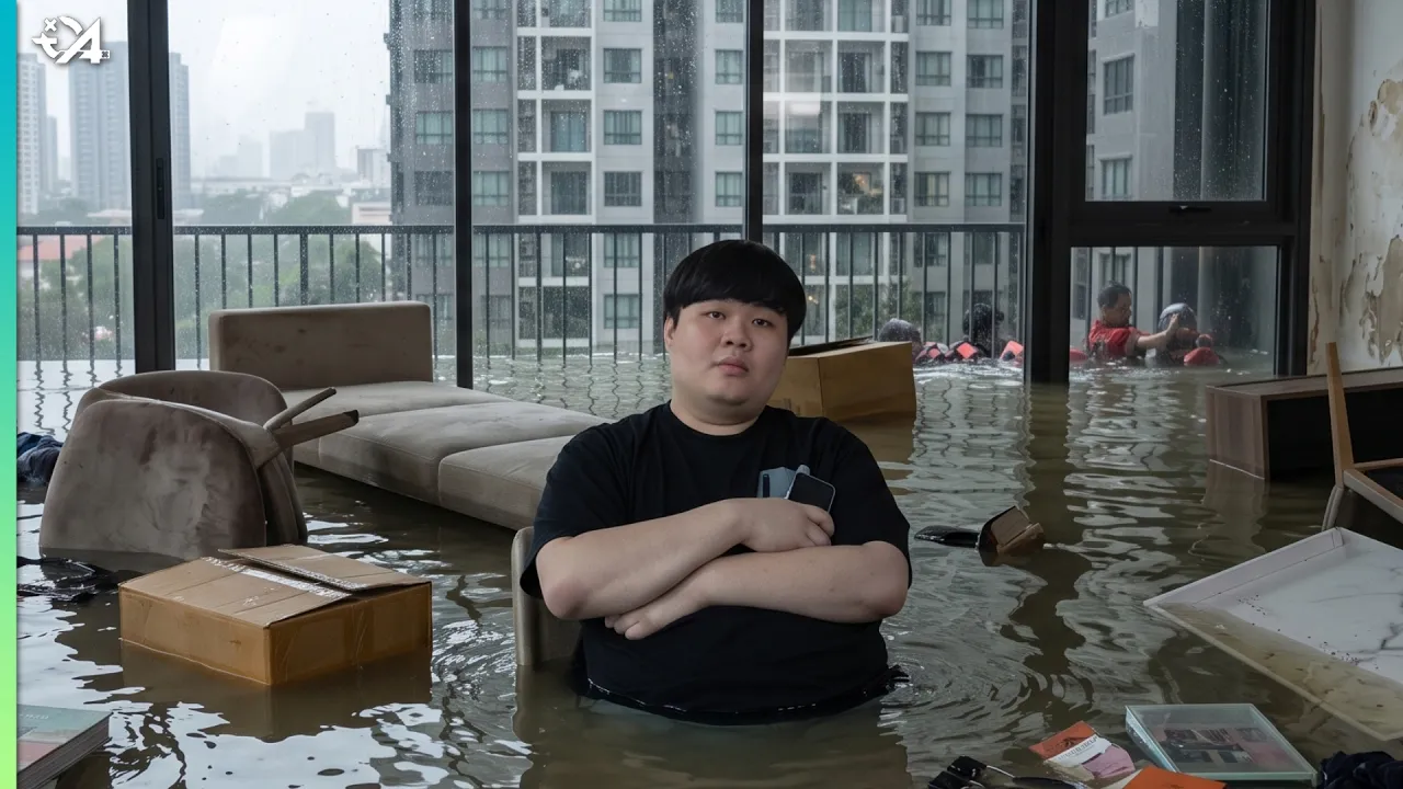ช่วยด้วย น้ำท่วม... 🥀💔