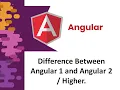 Difference between Angular 1 x and Angular 2 and above