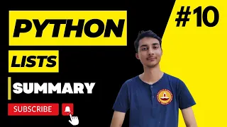 Python Week 4 - Python List Part 1 IIT Madras Data Science Python List Operations Programs