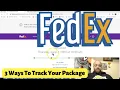 FedEx Shipments - Can I Track a FedEx Truck Ways to Track Your Package Amazon