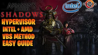 Assassin s Creed Shadow - Hypervisor Bypass VBS Method Tutorial