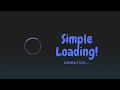 Create a Simple Loader Using HTML CSS Easy CSS Animation Tutorial