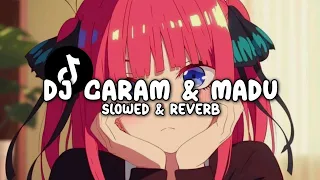 dj garam u0026 madu slowed u0026 reverb 