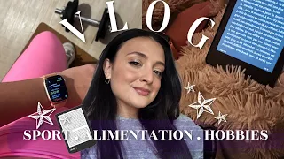 VLOG / 2026 : Objectifs sport, alimentations et lecture ! 📖🎀🩵
