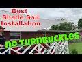 HOW TO INSTALL A SHADE SAIL INSTALLATION REVIEW