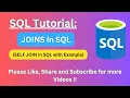 44 Self Join in SQL with Example