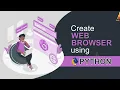 how to open any website using python web browser module