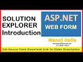 Introduction of Solution Explorer What is Solution Explorer in Visual Studio