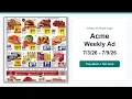 Acme Weekly Ad 26 - 26 Best Deals