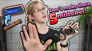 The Top 5 Mistakes New Reptile Keepers Make