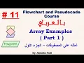 Flowchart 11 Array Examples Part 1 - Find Maximum Element in Array