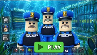 🌊 POLICE JR'S UNDERWATER PRISON! OBBY roblox Gameplay Walkthrough 4K