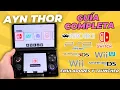 AYN THOR desde 0: Guía COMPLETA + Emuladores y Launcher (Switch, PS2, Wii, 3DS)