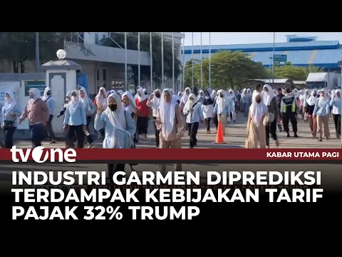 Pabrik Garmen Indonesia Diprediksi Akan Kena Dampak Kebijakan Tarif Impor 32%