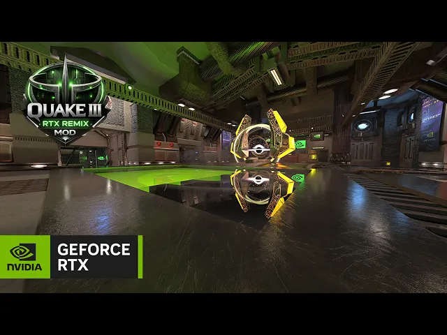 Quake III Arena RTX Mod | Download Now | Area 15 - NVIDIA Bunker Reveal
