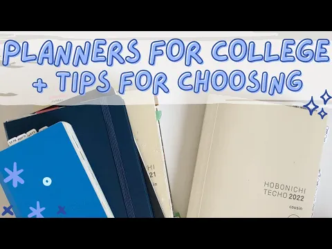 Download MP3 Planners That Got Me Through College & Grad School | Hobonichi Cousin, Weeks, Moleskine, Bujo