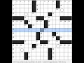 REX PARKER solves the Wed 20 crossword w Rachel Fabi