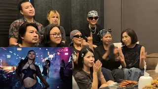 LISA S FAMILY REACTS TO ROCKSTAR M V 
