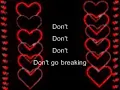 Don't Go Breaking My Heart lyrics-Jesse McCartney ft. Anne Hathaway