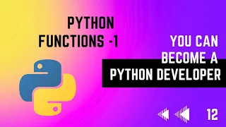 Functions in python with Example - 1 Python Tutorial Series in Tamil EMC Academy